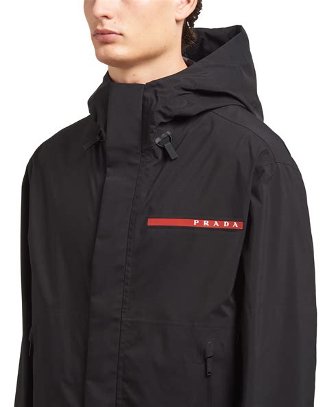 prada raincoat men's